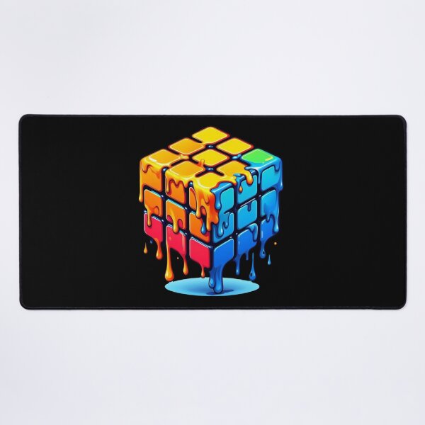 Item preview, Mesmerizing Melting Rubik's Cube designed and sold by HeadTurningArt.