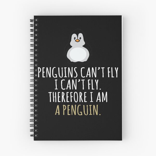 Item preview, Penguins Can't Fly Therefore I Am A Penguin Funny  designed and sold by Pricity Designs.