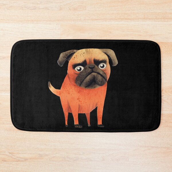 Item preview, Small dangerous dog with big brown eyes designed and sold by WallGemsArt.