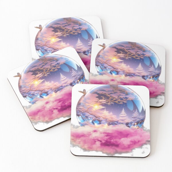 Item preview, Snowy season inside the glass designed and sold by Randomizeeeeeee.