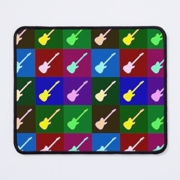 Item preview, Darker Telecaster Style Electric Guitar Warhol Inspired Artwork designed and sold by kakarikihill.