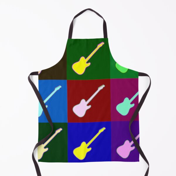 Item preview, Darker Telecaster Style Electric Guitar Warhol Inspired Artwork designed and sold by kakarikihill.