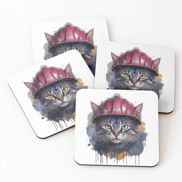 Item preview, Catwithhardhats Cat Worker designed and sold by Krieghorn.