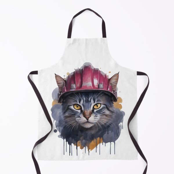 Artikelvorschau, Catwithhardhats Cat Worker entworfen und verkauft von Krieghorn.