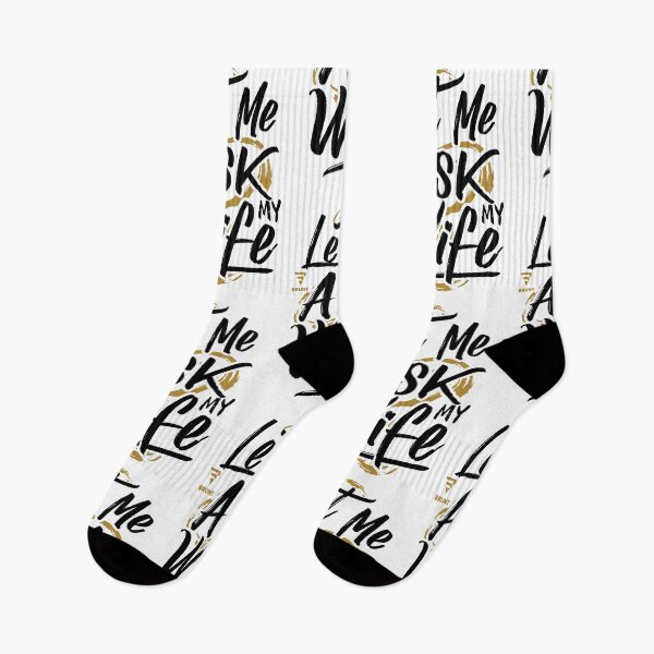 Item preview, Let Me Ask My Wife. Creative typography designed and sold by BRUNTadventures.
