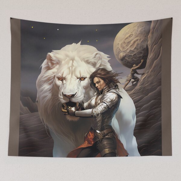 Item preview, Lunar Halo Tarot: Strength designed and sold by lunarhalomedia.