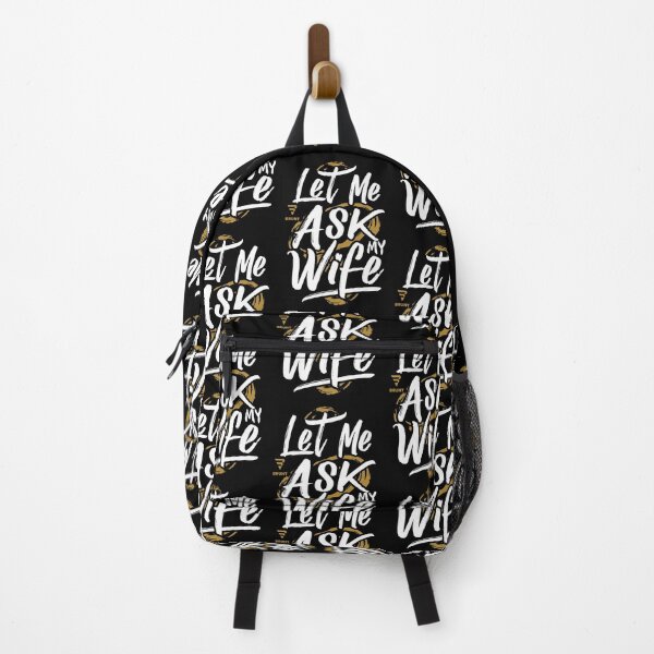Item preview, Let Me Ask My Wife. Creative typography designed and sold by BRUNTadventures.