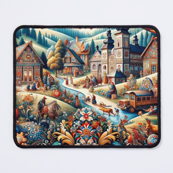 Item preview,  Polish Folk colorful with many motifs  designed and sold by ArtFeverShop.