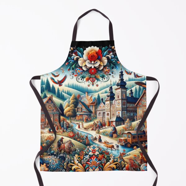 Item preview, Polish Folk colorful with many motifs designed and sold by ArtFeverShop.