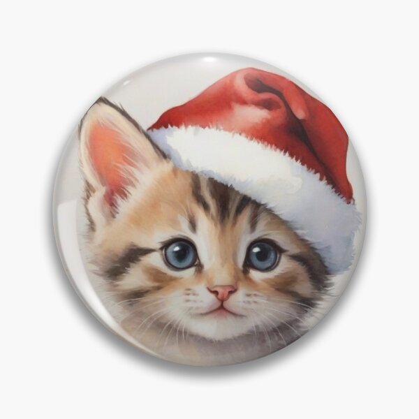 Item preview, Christmas kitten designed and sold by Geddit Designs.