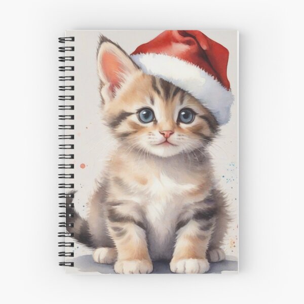 Item preview, Christmas kitten designed and sold by Geddit Designs.