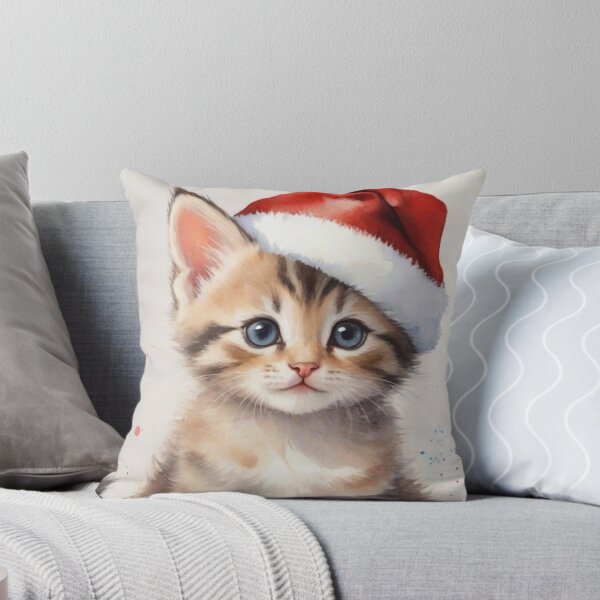 Item preview, Christmas kitten designed and sold by Geddit Designs.