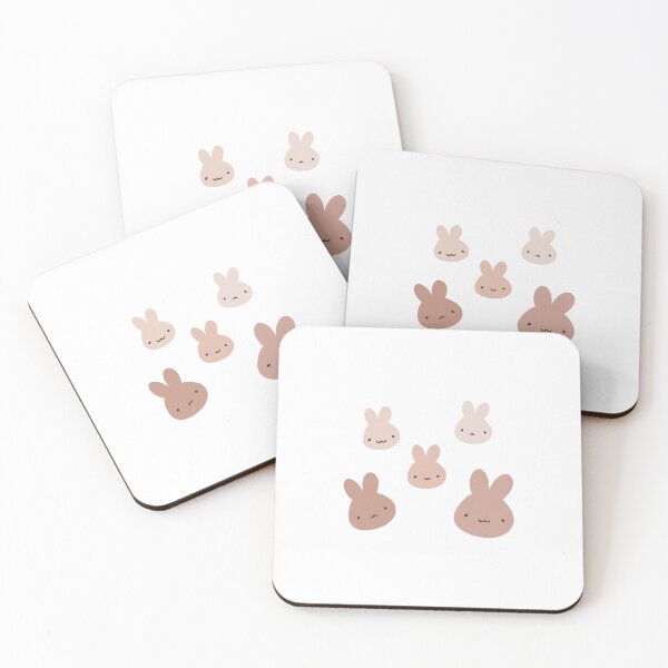 Item preview, Aesthetic Cute Brown Bunnies designed and sold by lameowee.