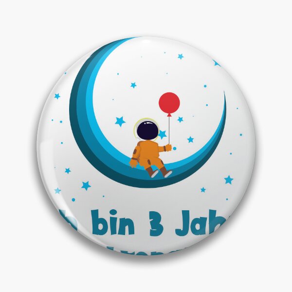 Item preview, Ich bin 3 Jahre Astronaut designed and sold by mudahdesign.
