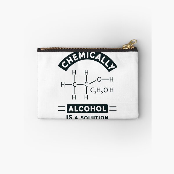 Item preview, Chemically, Alcohol Is a Solution - Sarcastic and Playful designed and sold by OptimaArt.