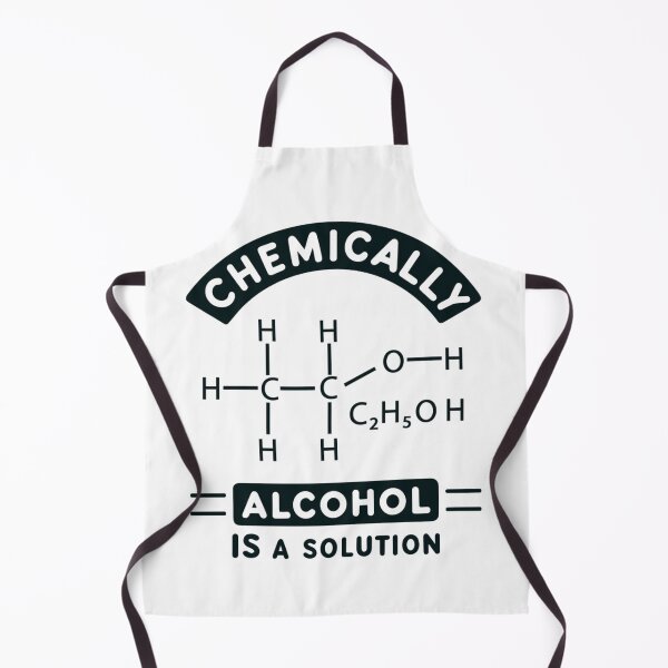 Item preview, Chemically, Alcohol Is a Solution - Sarcastic and Playful designed and sold by OptimaArt.