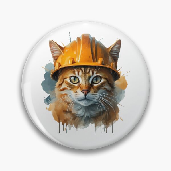 Item preview, Catwithhardhats Cat Worker designed and sold by Krieghorn.