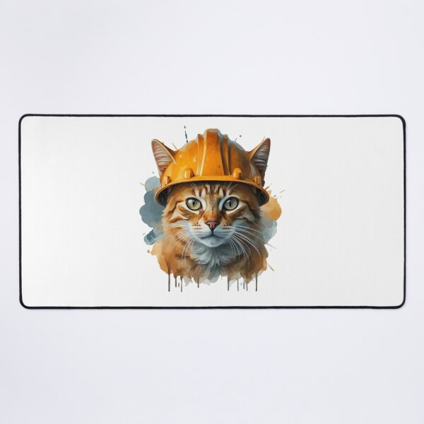 Item preview, Catwithhardhats Cat Worker designed and sold by Krieghorn.
