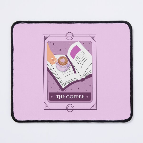 Item preview, Coffee And Books Reading Lovers Tarot Card designed and sold by The Bookworm Store.