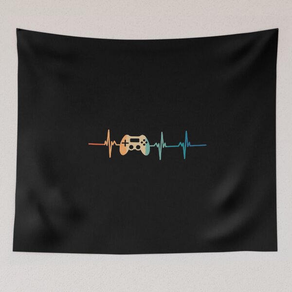 Item preview, Retro gamer heartbeat  designed and sold by LU NA.