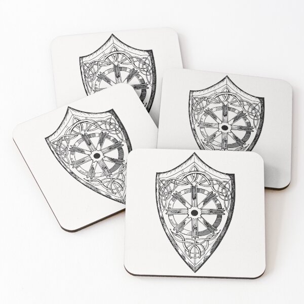 Item preview, Gothic Celtic shield design designed and sold by bvdesignart.
