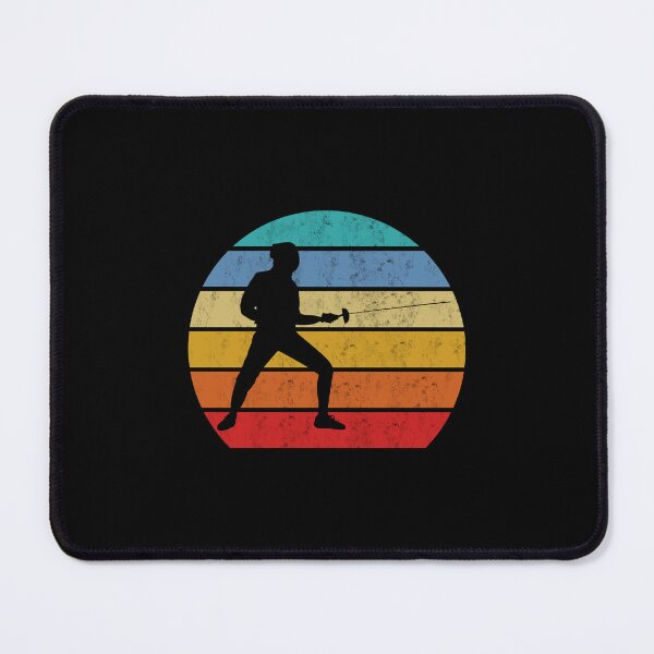 Item preview, Fencing Retro Fencer Silhouette designed and sold by playloud.