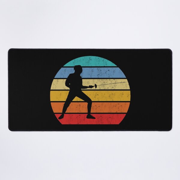 Item preview, Fencing Retro Fencer Silhouette designed and sold by playloud.
