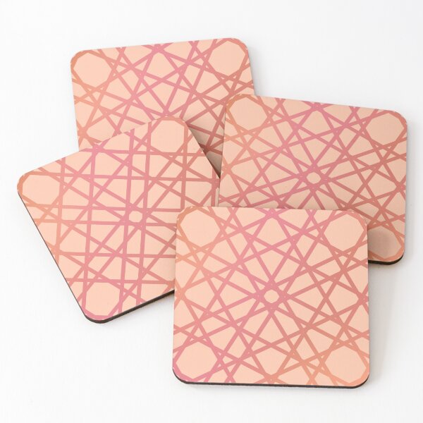Item preview, Geometric peach pattern  designed and sold by TealNight.