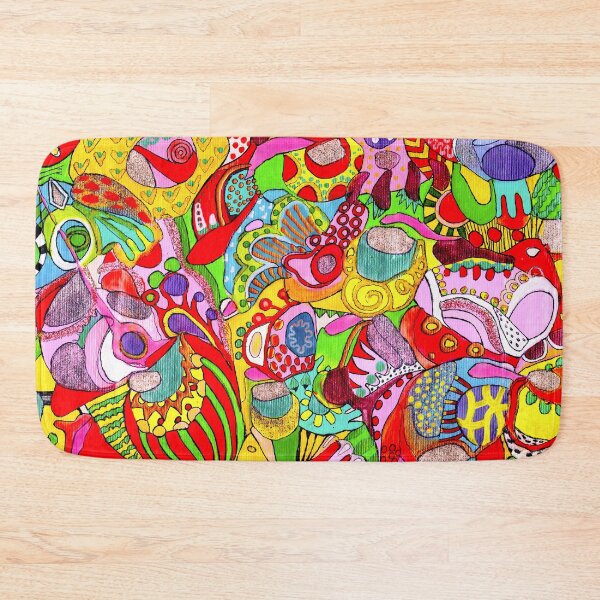 Item preview, 612. Chromatic Symphony Multifaceted Abstract Vibrant Canvas Colorful Doodles  designed and sold by Veera Zukova.