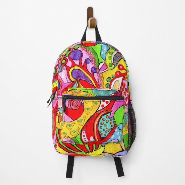 Item preview, 612. Chromatic Symphony Multifaceted Abstract Vibrant Canvas Colorful Doodles designed and sold by Veera Zukova.