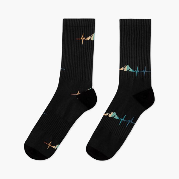 Item preview, Retro mountain heartbeat  designed and sold by LU NA.