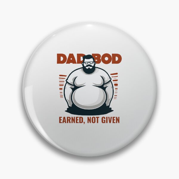 Item preview, Minimalist Cool Funny Dad Bod Earned Not Given designed and sold by Daqomm.