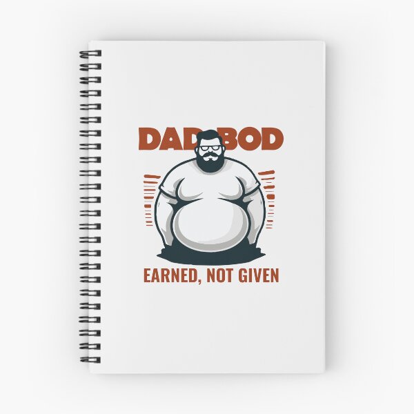 Item preview, Minimalist Cool Funny Dad Bod Earned Not Given designed and sold by Daqomm.