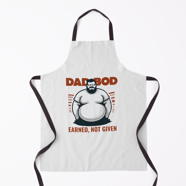 Item preview, Minimalist Cool Funny Dad Bod Earned Not Given designed and sold by Daqomm.