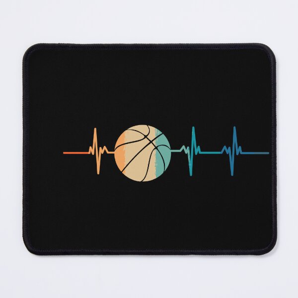 Item preview, Retro basketball heartbeat designed and sold by LU NA.