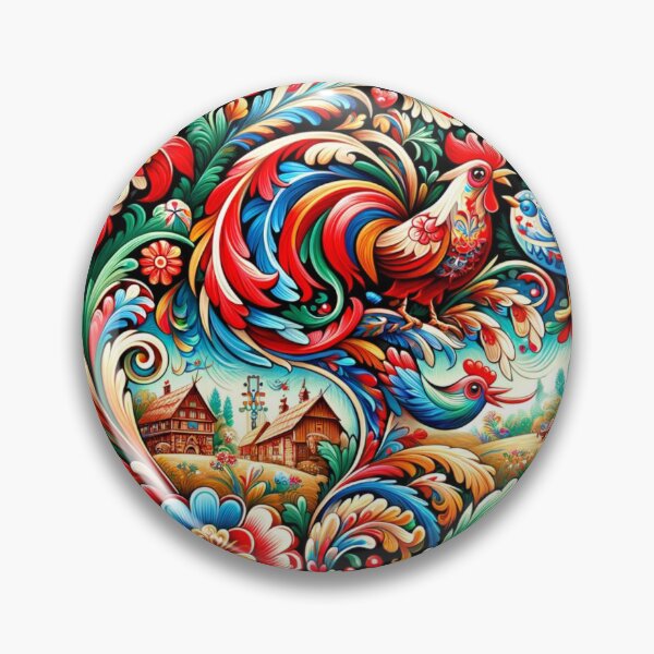 Item preview, Polish Folk colorful with many motifs  designed and sold by ArtFeverShop.