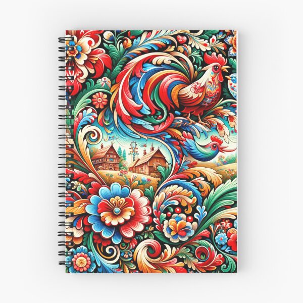 Item preview, Polish Folk colorful with many motifs  designed and sold by ArtFeverShop.