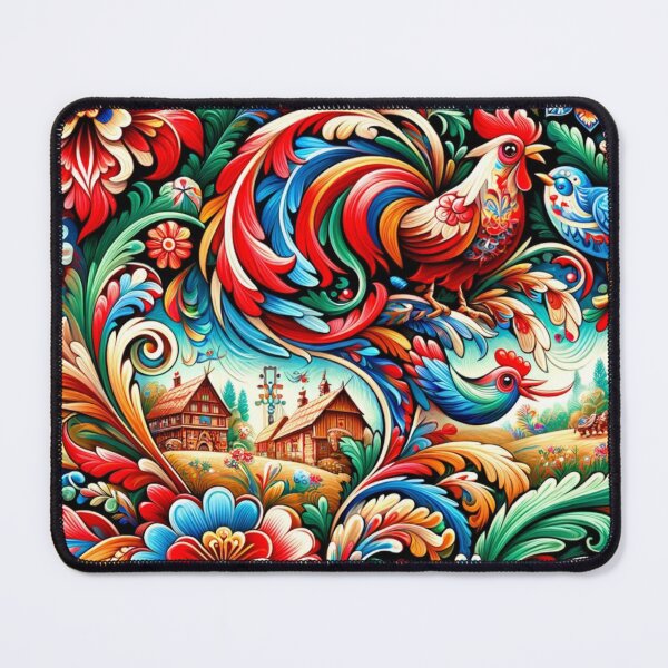 Item preview, Polish Folk colorful with many motifs designed and sold by ArtFeverShop.