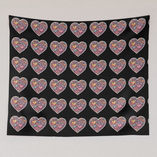 Item preview, Right-Hand-Side Heart filled with smiles. designed and sold by Just You Tee | Say It Loud, Wear It Proud.