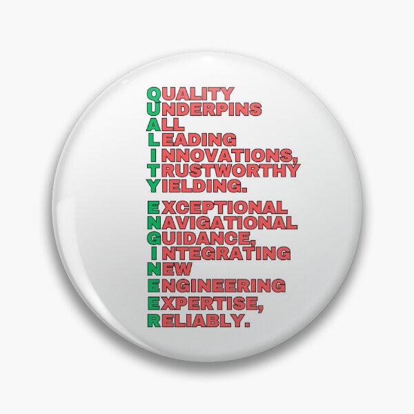 Item preview, Inspirational Gift For Quality Engineer designed and sold by PapaMikeCrafts.
