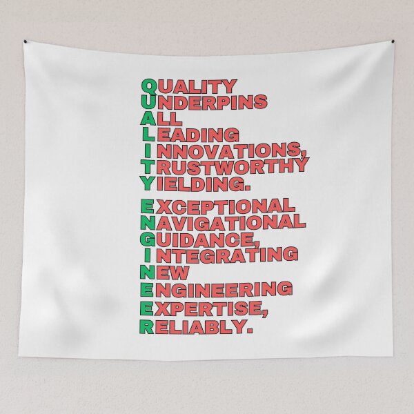 Item preview, Inspirational Gift For Quality Engineer designed and sold by PapaMikeCrafts.