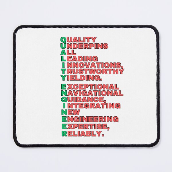 Item preview, Inspirational Gift For Quality Engineer designed and sold by PapaMikeCrafts.
