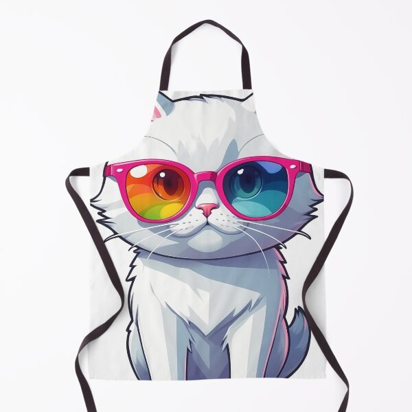 Item preview, cat wearing glasses designed and sold by wplamkung.
