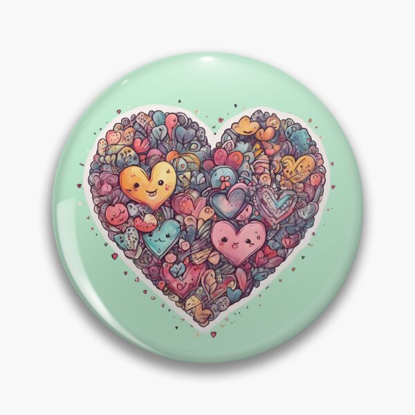 Item preview, Right-Hand-Side Heart filled with smiles. designed and sold by Just You Tee | Say It Loud, Wear It Proud.