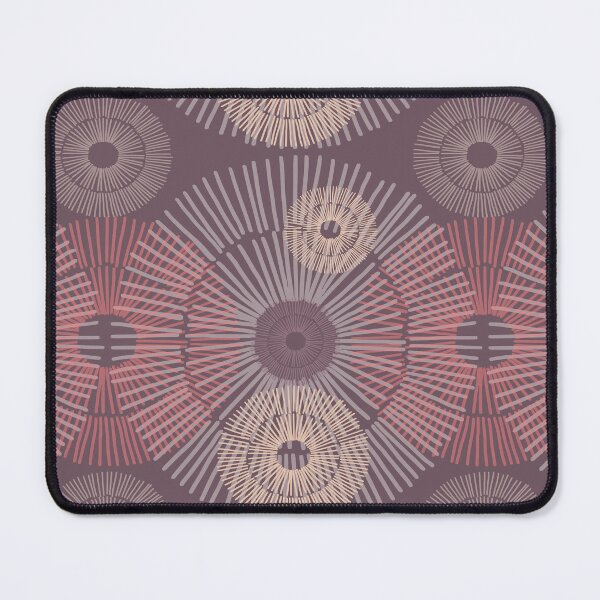 Item preview, Brown and Moccha Sunburst Circle Stripes designed and sold by LZenDesigns.