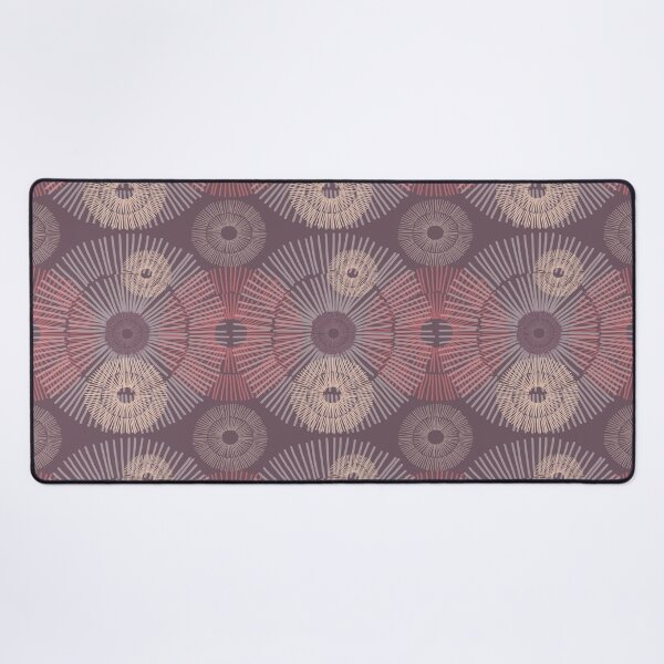Item preview, Brown and Moccha Sunburst Circle Stripes designed and sold by LZenDesigns.