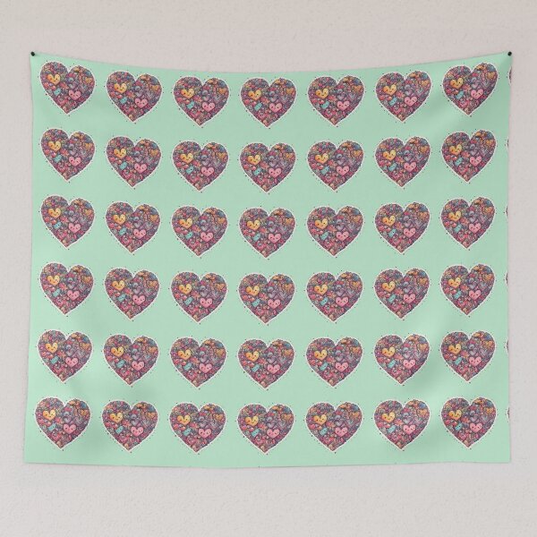 Item preview, Right-Hand-Side Heart filled with smiles. designed and sold by Just You Tee | Say It Loud, Wear It Proud.