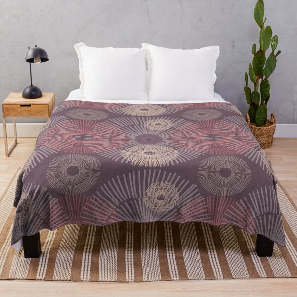 Item preview, Brown and Moccha Sunburst Circle Stripes designed and sold by LZenDesigns.