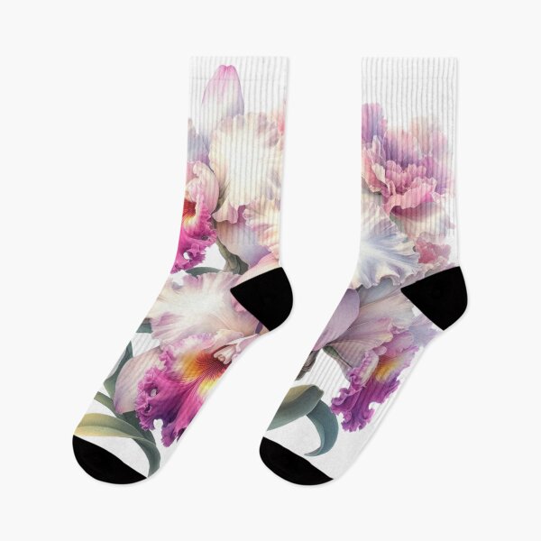 Item preview, Cattleya orchid watercolor painting 01 designed and sold by I-HERE.
