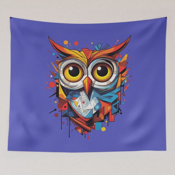Item preview, Owl with big eyes designed and sold by AlchemyColor.